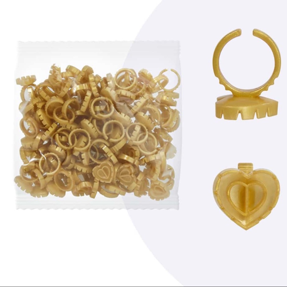 Adhesive ring holders for lash glue 100 count